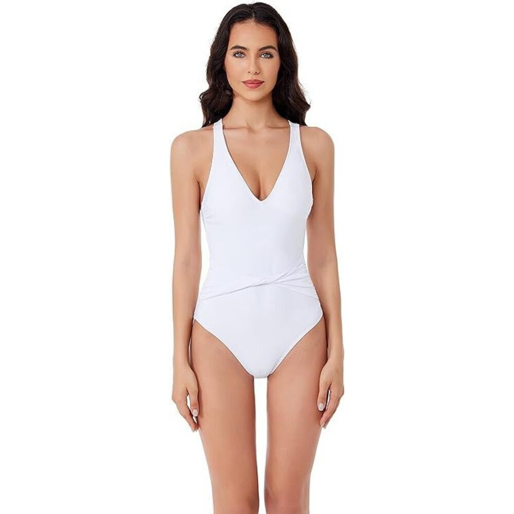 BCA by Rebecca Virtue Tori Twist - Women's One Piece Swimsuit, Medium